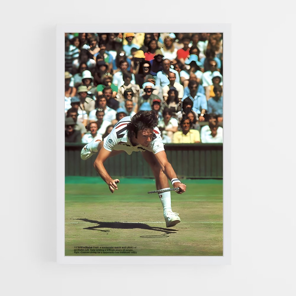 Poster Jimmy connors – affiche Tennis (vue 3)
